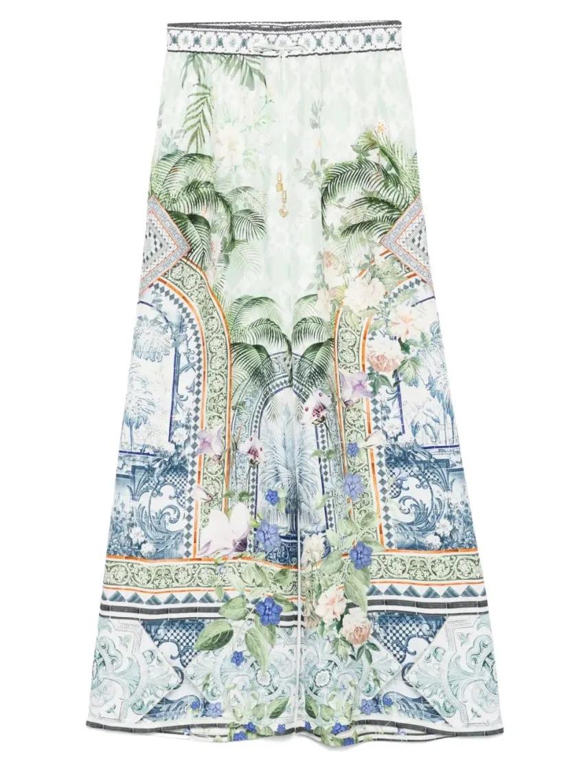 Thumbnail - Camilla - Jardim Party Trousers - Größe L - bunt