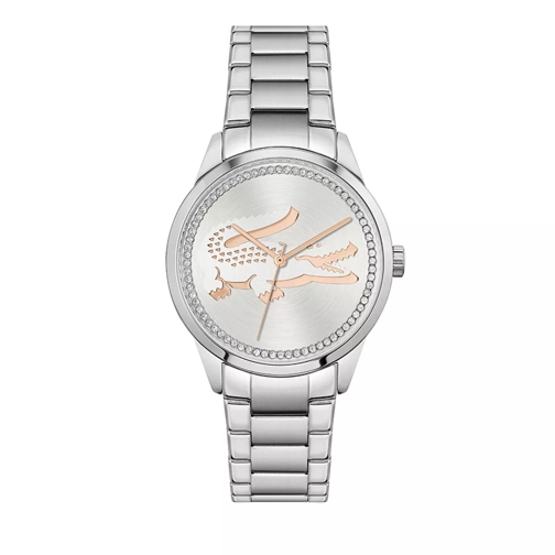 Lacoste Watch Ladycroc Silver Quartz Horloge