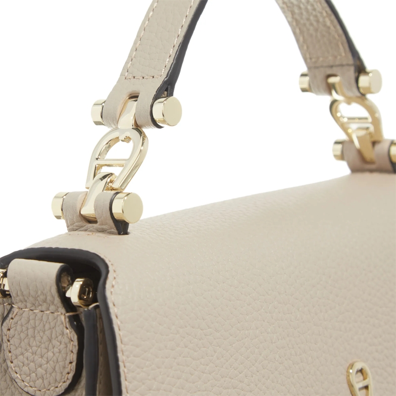 AIGNER Satchel Delia Alpaca Beige(Image 4)