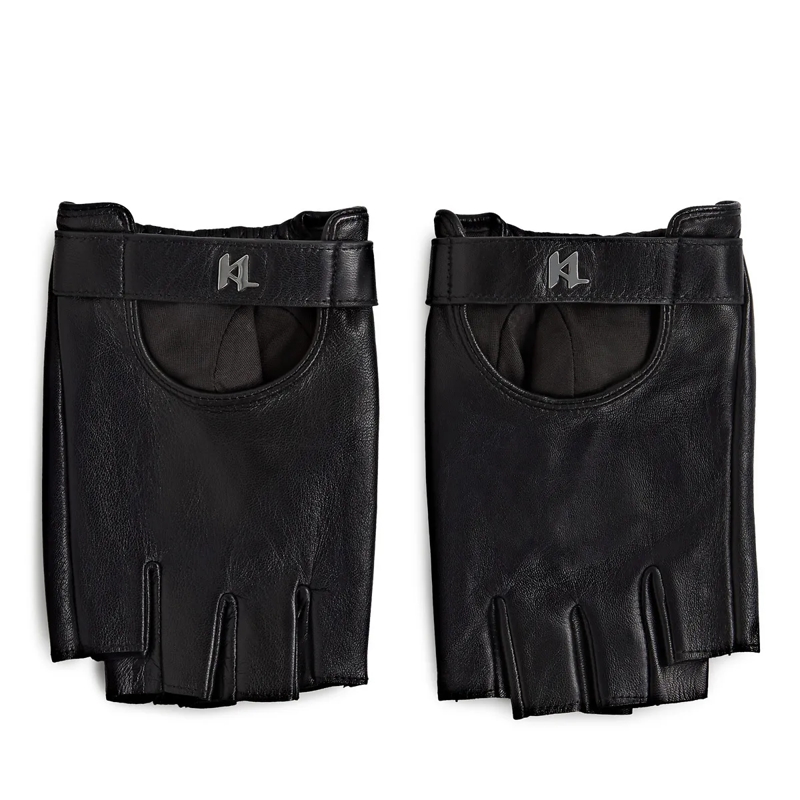 Karl Lagerfeld Handschuhe K/MONOGRAM FINGERLOSE HANDSCHUHE schwarz