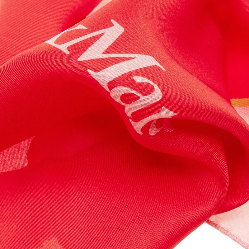 Max Mara Halstuch Carre31Bis Red(Image 3)