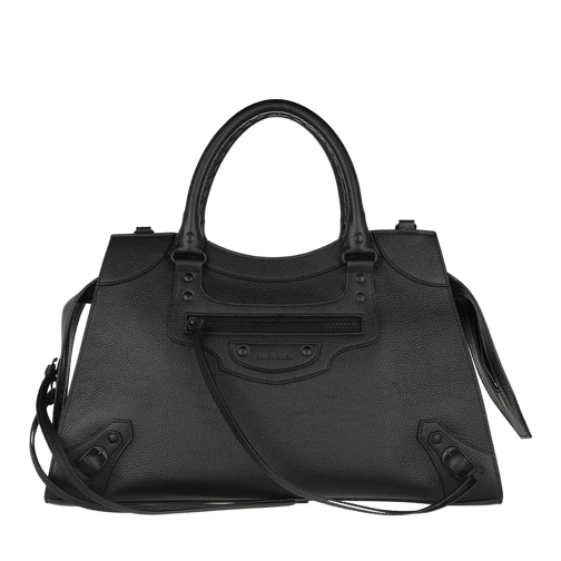 Balenciaga Neo Classic City Top Handle Bag Calfskin Black Schooltas