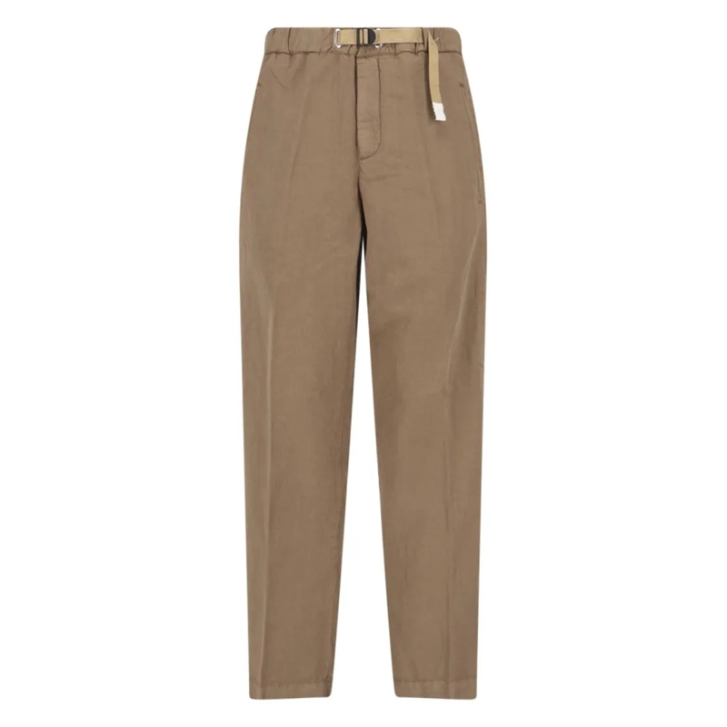 WHITE SAND Pantalon de costume Light Brown Straight-Leg Pants With Adjustable Wai Brown