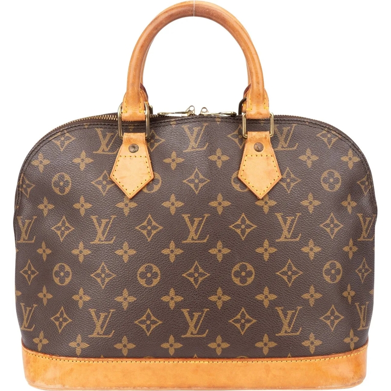 Louis Vuitton Fourre-tout Louis Vuitton Canvas Monogram Alma PM Handbag braun