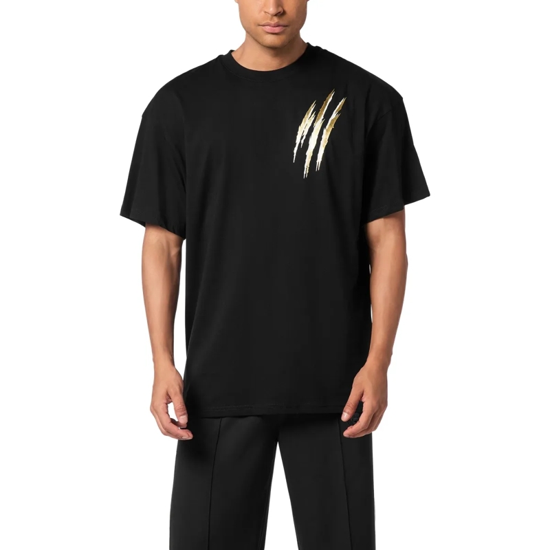 Plein Sport T-Shirt T-Shirt Rundhalsausschnitt Ss Scratch schwarz(Image 3)