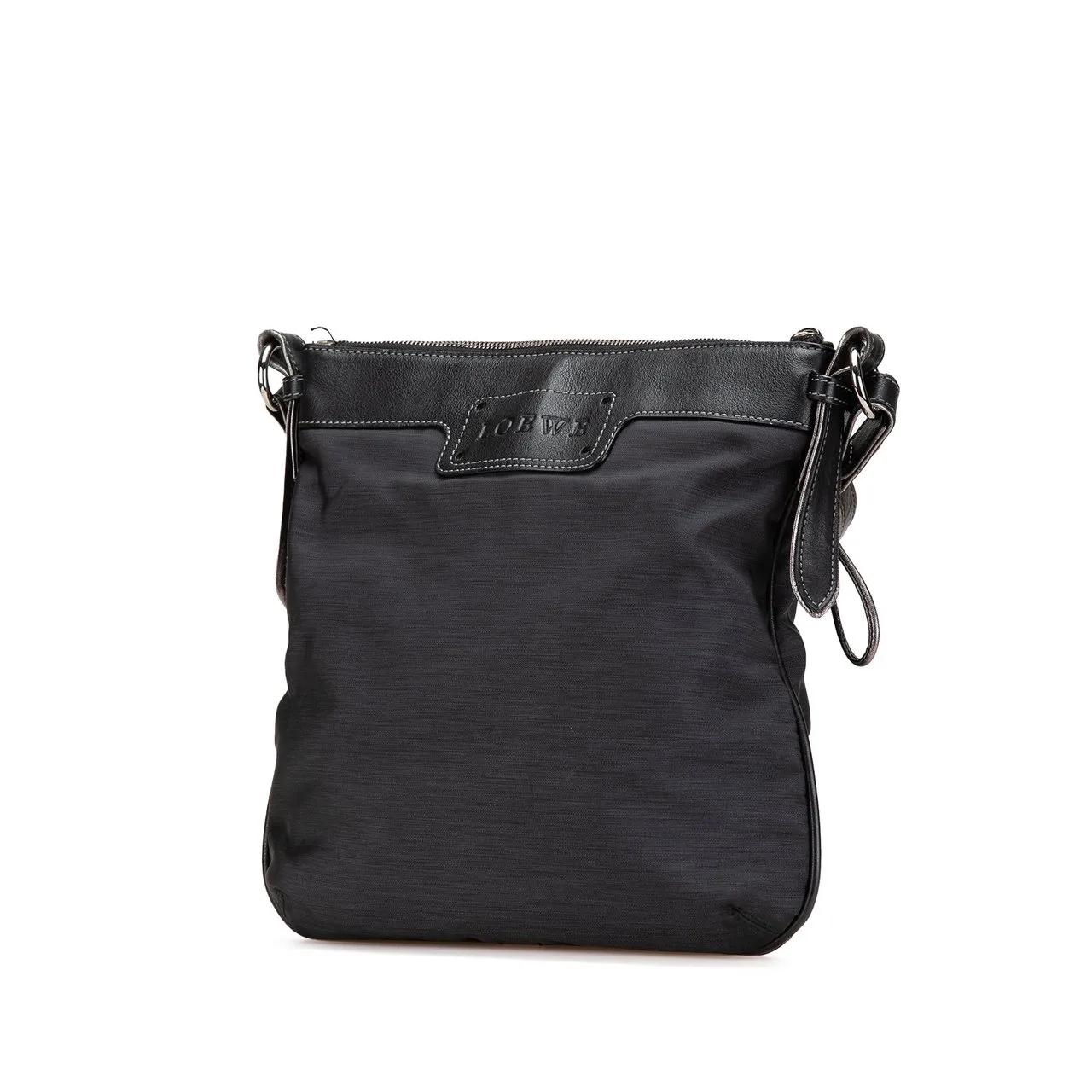 Thumbnail - Loewe Hobo Bags - 2008 Anagram Nylon Crossbody - Gr. unisize - in Grau - für Damen
