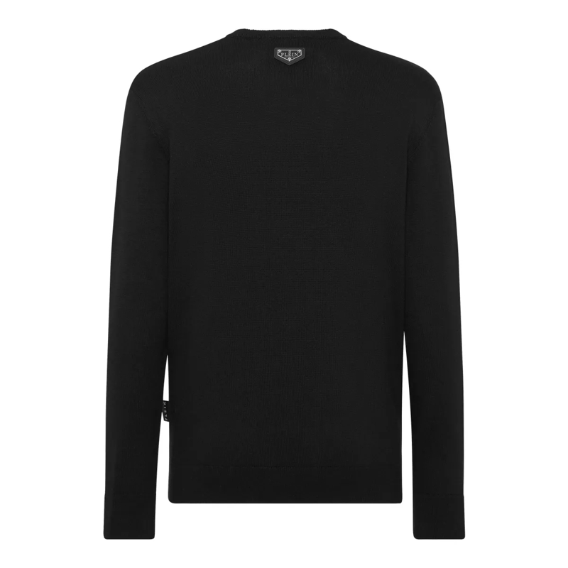 Philipp Plein  Rundhalspullover schwarz(Image 3)