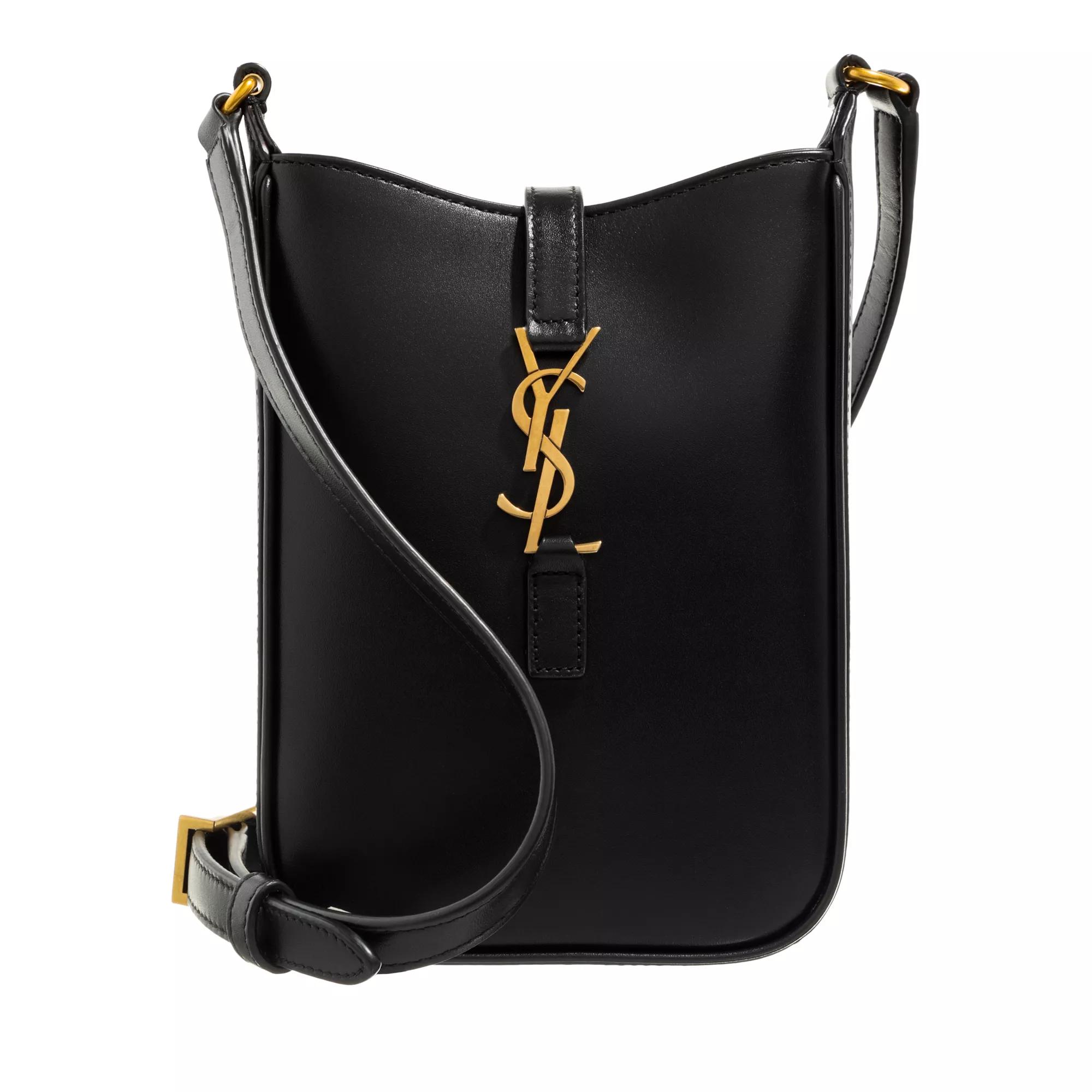 Saint Laurent Ysl Pouch Crossbody 5A7 Black Crossbody Bag