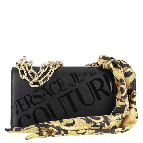 Versace Jeans Couture Small Logo Crossbody Bag Black Clutch