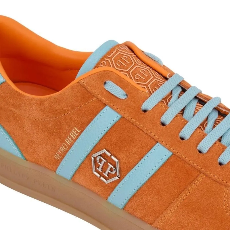 Philipp Plein Low-Top-Sneaker Low-Top Sneakers Retro Rebel orange(Image 3)