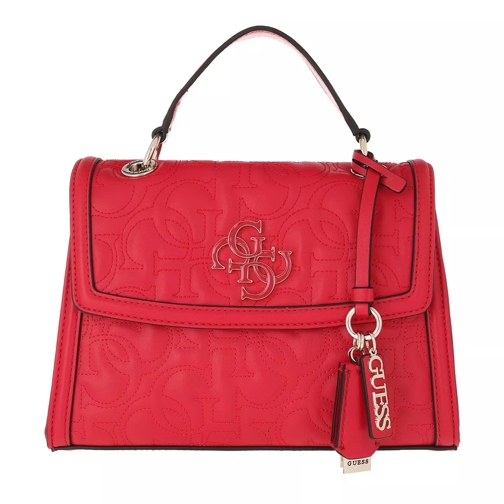 Guess New Wave Top Handle Flap Red Cross body-väskor