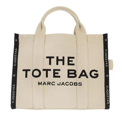 Marc Jacobs The Jacquard Small Traveler Tote Bag Warm Sand Rymlig shoppingväska