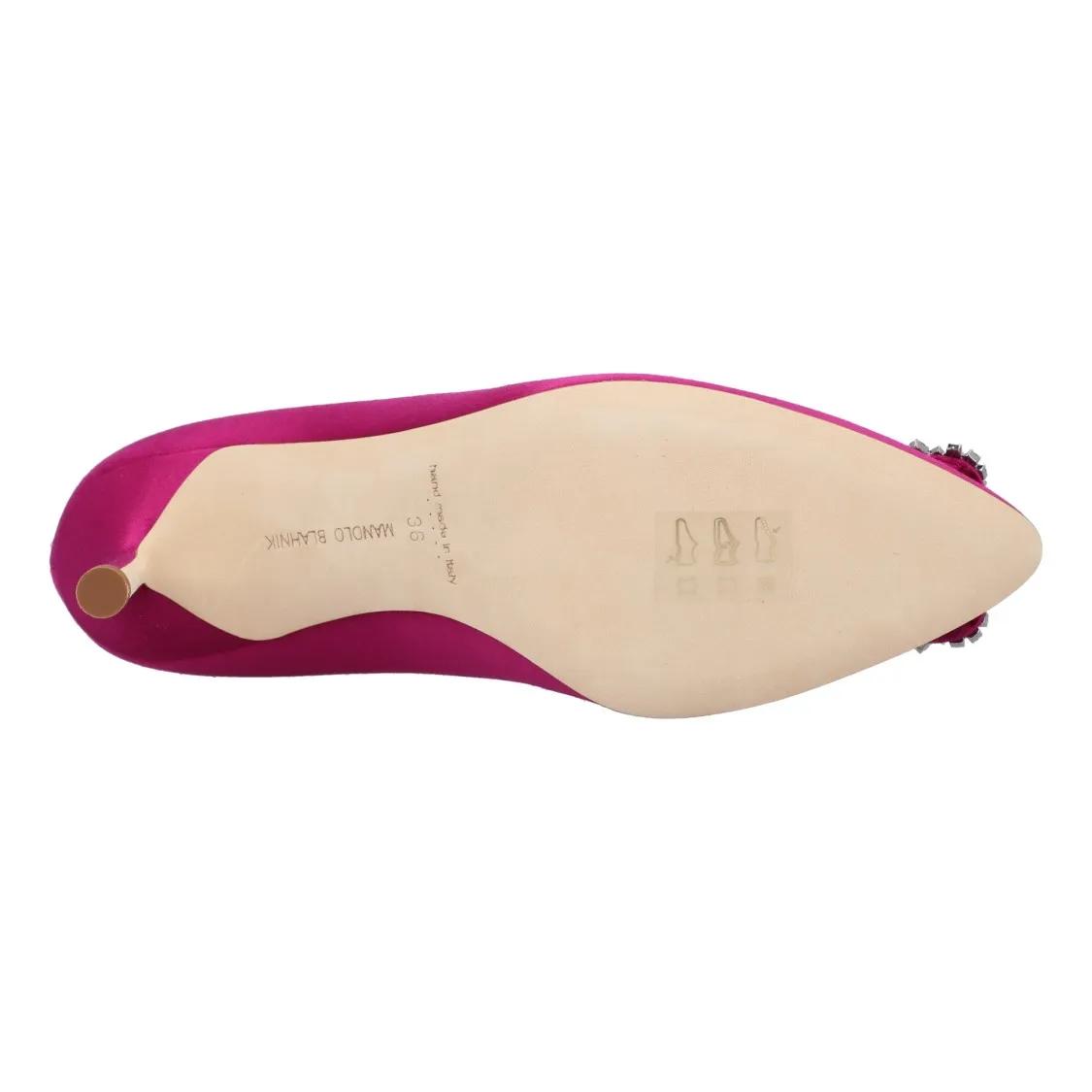 Thumbnail - Manolo Blahnik Hohe Schuhe - Hangisi 070 Pump Pink - Gr. 40 (EU) - in Rosa - für Damen