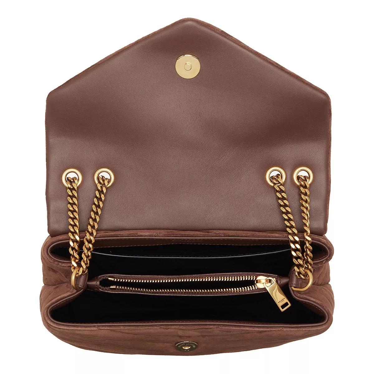 Saint Laurent Crossbody bags Small Loulou Shoulder Bag in bruin