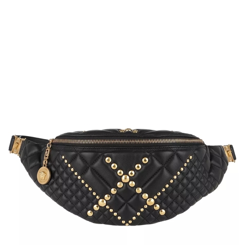 Versace Quilted Belt Bag Nero/Oro Crossbody Bag