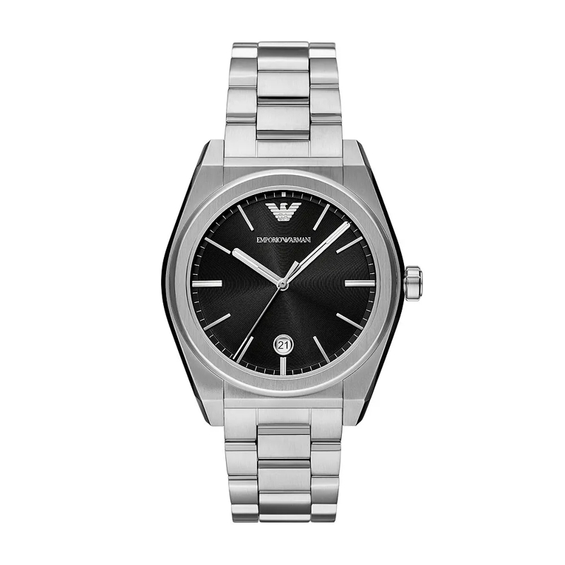 Emporio Armani Chronograaf Uhr Silber
