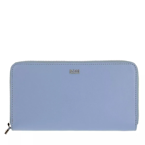 Boss Nathalie Ziparound Light/Pastel Blue Portemonnaie mit Zip-Around-Reißverschluss