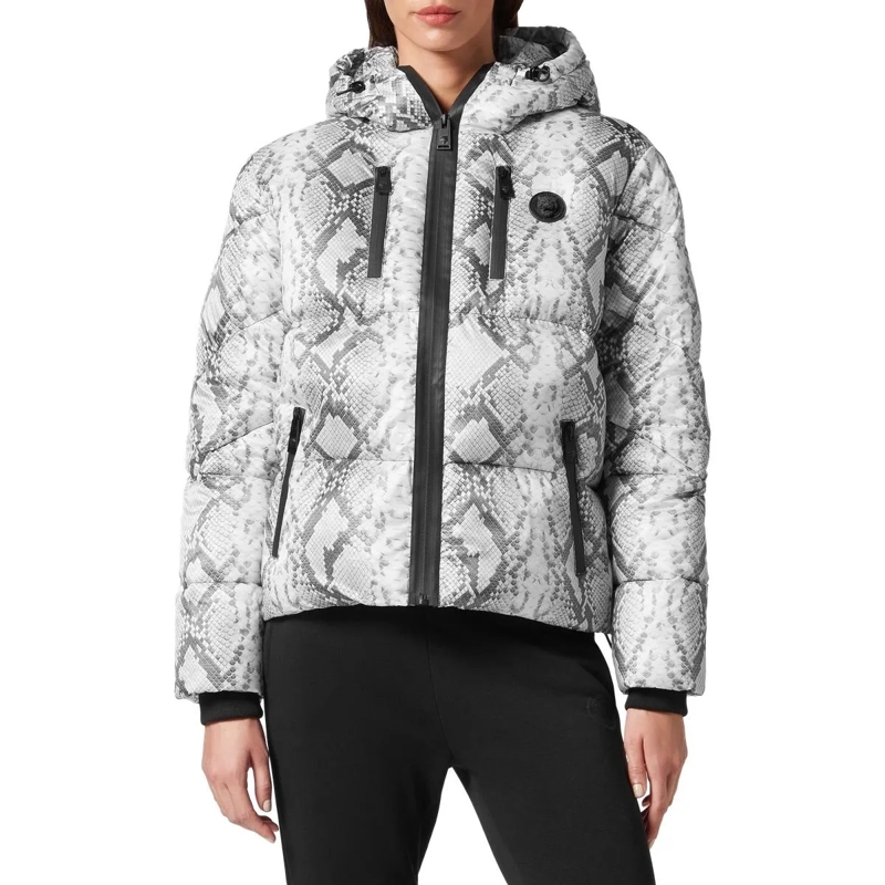Plein Sport Übergangsjacke Jacke Python grau(Image 4)