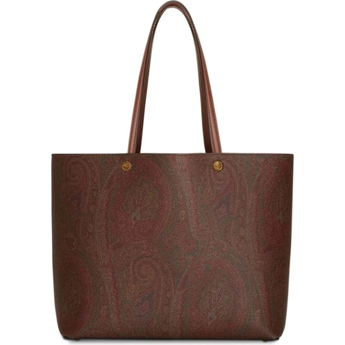 Etro Schultertasche shopping etro brown schwarz