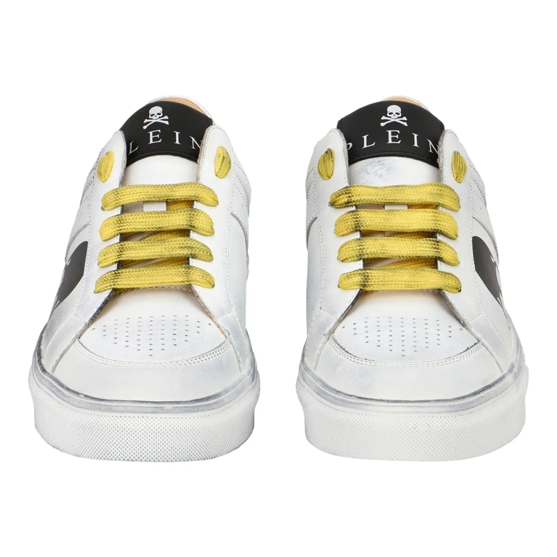 Philipp Plein Low-Top-Sneaker Lo-Top Turnschuhe Retrokickz weiss(Image 2)