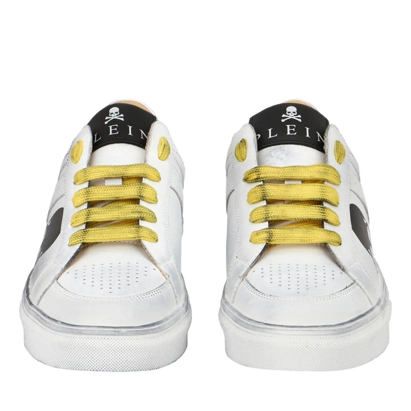 Philipp Plein Low-Top-Sneaker Lo-Top Turnschuhe Retrokickz weiss(Image 4)