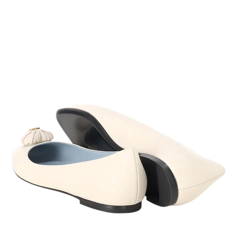 Valentino Garavani Schnürschuhe Ballerinas mit Herz-Detail weiß(Image 2)