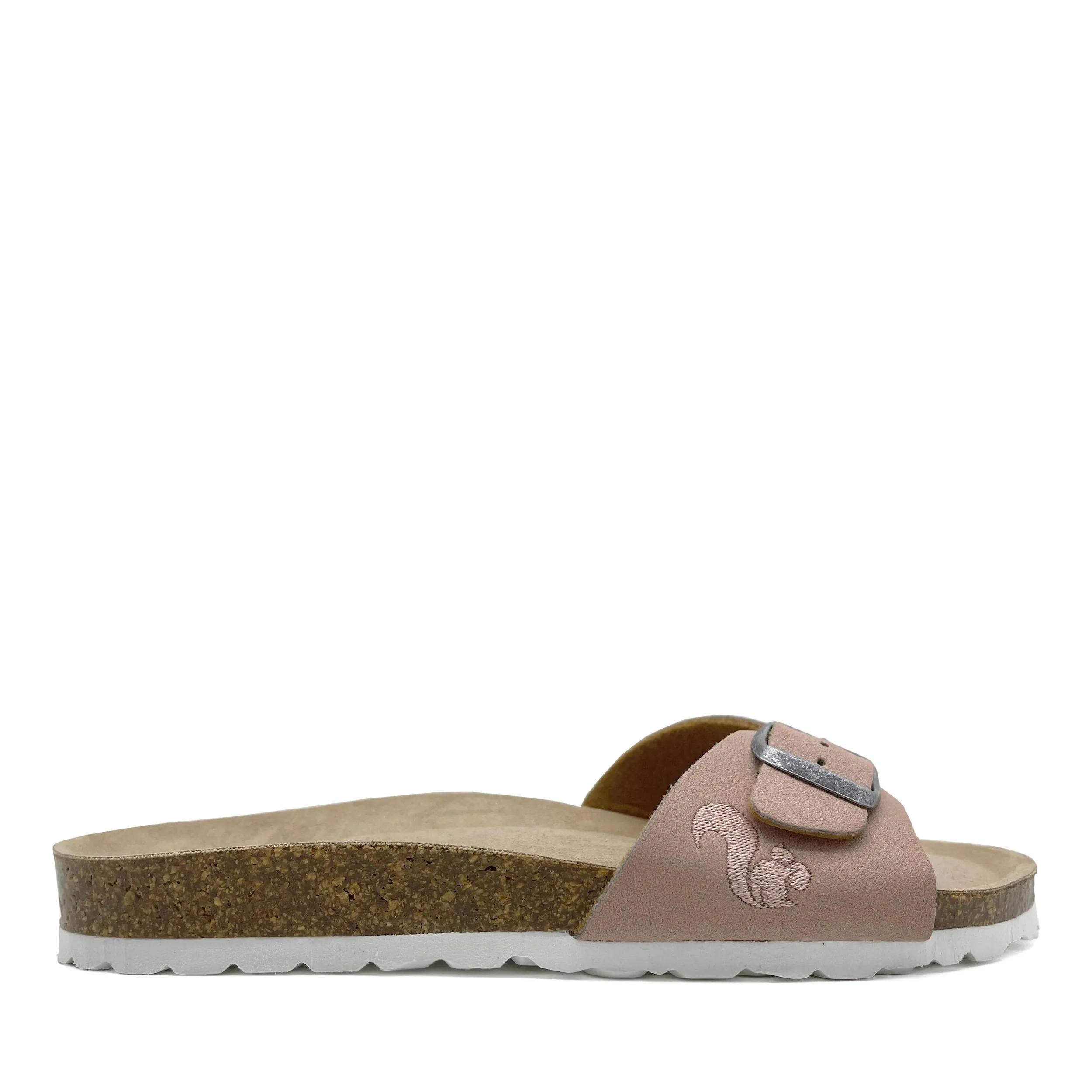 thies Sneakers - thies 1856 ® Eco Bio Strap Sandal vegan rose (W/X) - Gr. 41 (EU) - in Gold - für Damen