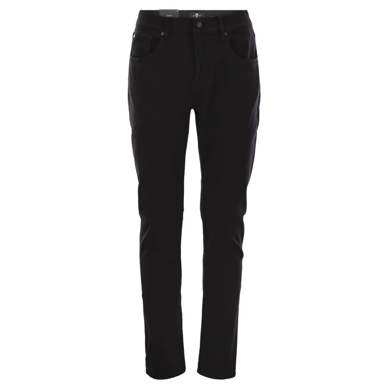 Seven for all Mankind Jeans Slimmy Tapered - Skinny Medium-Waisted Jeans Black