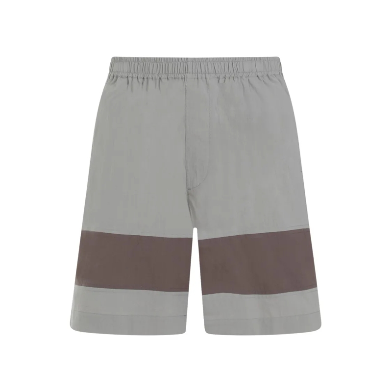 Craig Green Short décontracté Barrel Grey Cotton Shorts Grey