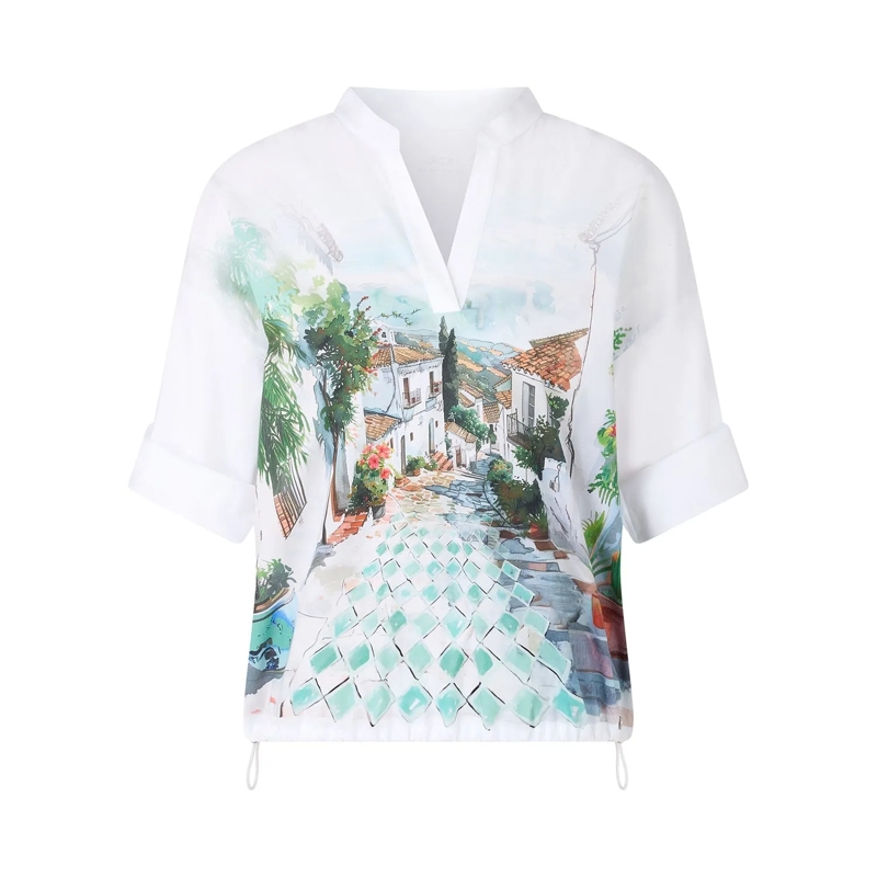 Marc Cain Blouse Blusenshirt white