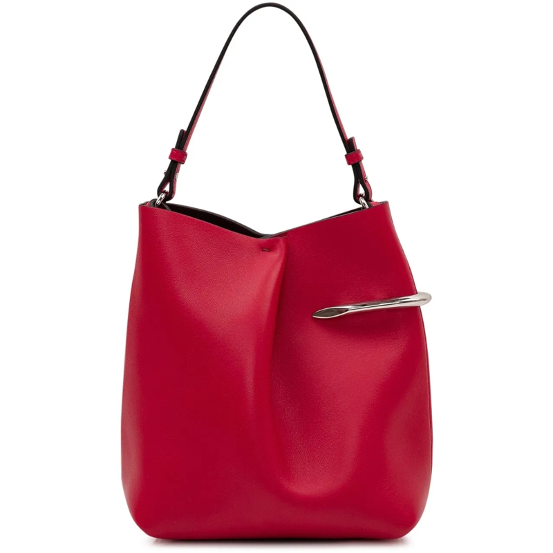 Givenchy Schultertasche Borsa Hobo in Pelle con Dettaglio Metallico rot(Image 4)