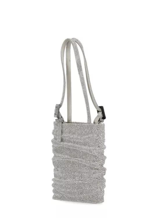 Benedetta Bruzziches Shoppers Lollo La Petite Shoulder Bag in zilver