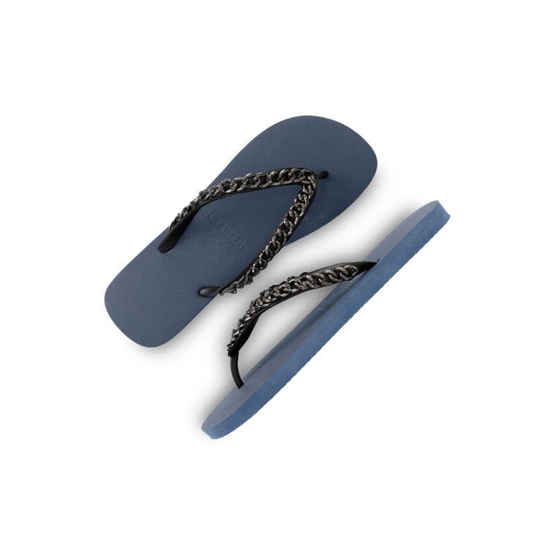UZURII Flip Flops Zehentrenner Silver Large marine(Image 4)