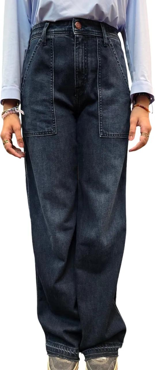 Thumbnail - Jacob Cohen - Jeans large Sangle Poches guirlande fleurs brodees - Größe 44 - bunt