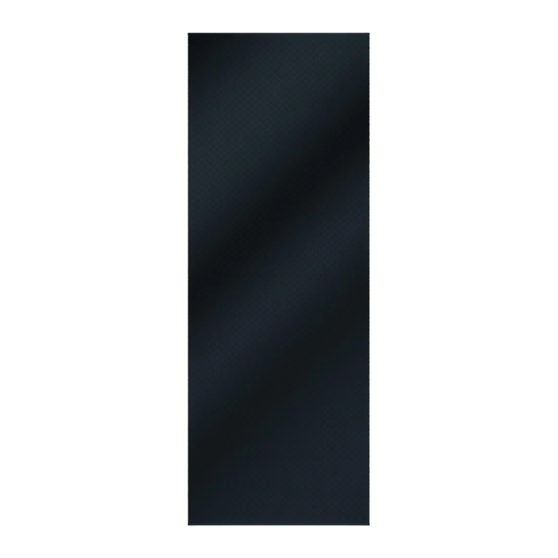 Max Mara Écharpe légère Elegant Deep Blue Scarf With Delicate Fringes Black