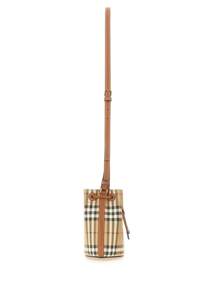 Burberry Bucket bags Check Mini Bucket Bag in beige