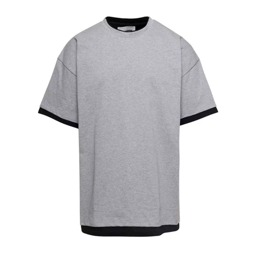 Jil Sander Doppia T-Shirt Mc Grey 