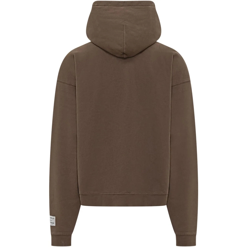 Gallery Dept.  Felpa Hoodie con Cappuccio e Tasca Frontale braun(Image 2)
