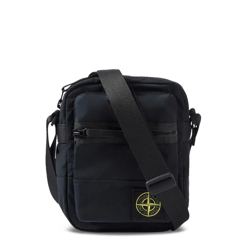 Stone Island Messenger Bag Duffle schwarz
