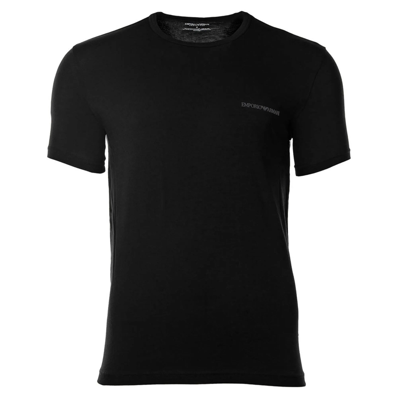Emporio Armani Hemd Pure Cotton 2er Pack schwarz(Image 2)