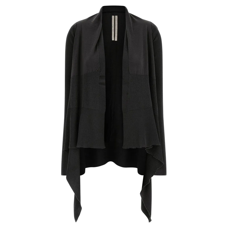 Rick Owens Cardigan 'Medium Wrap' Cardigan Black