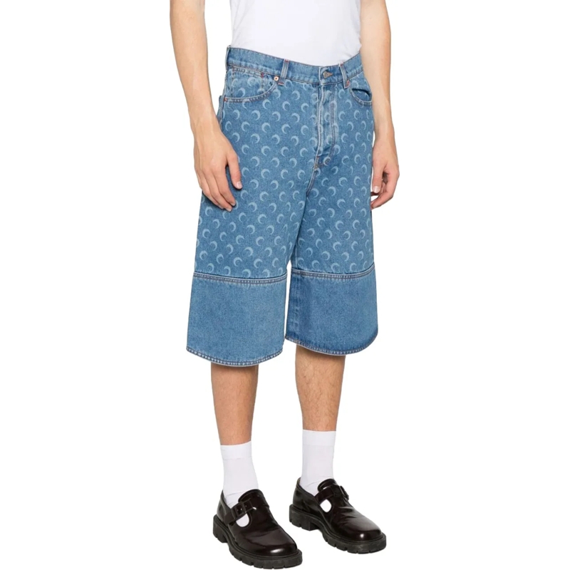 Marine Serre Shorts Shorts Light Blue blau(Image 3)