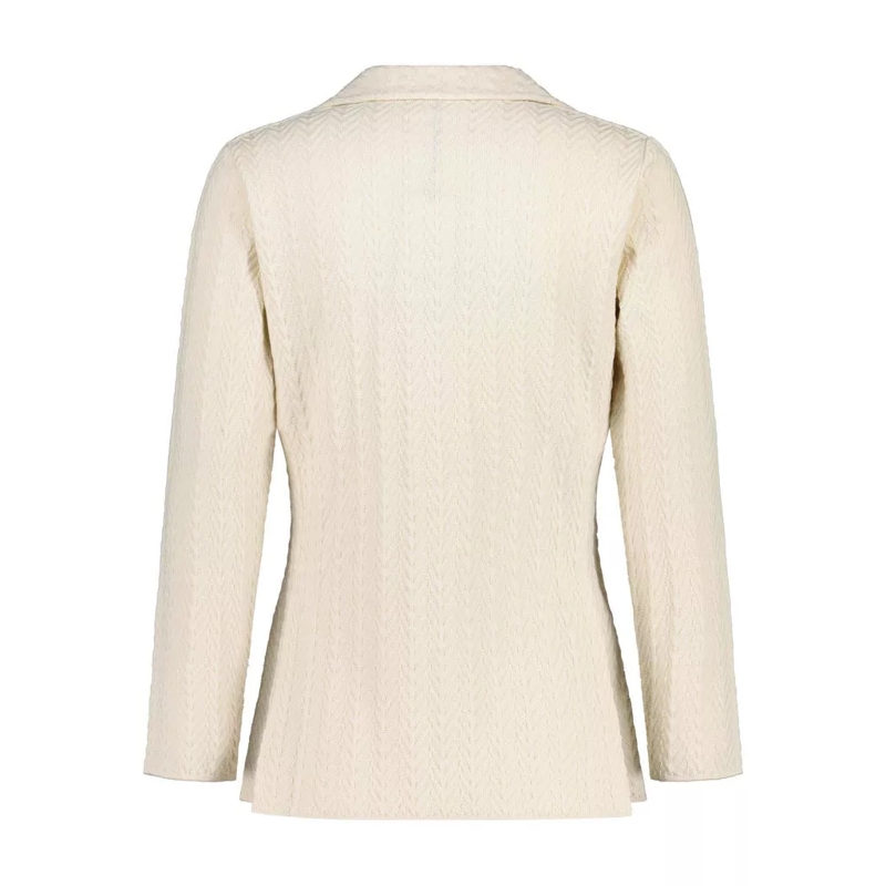 Lardini Anzugjacke Sakko aus Strick Beige(Image 3)