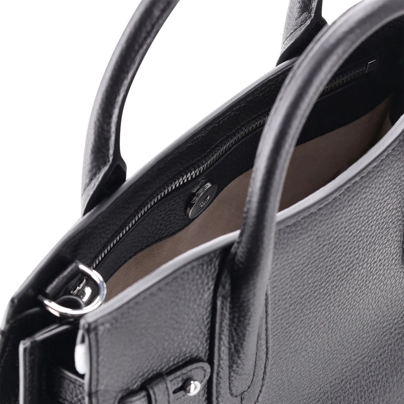 AIGNER Sac à bandoulière Handtasche Farah aus Rindsleder schwarz(Image 4)