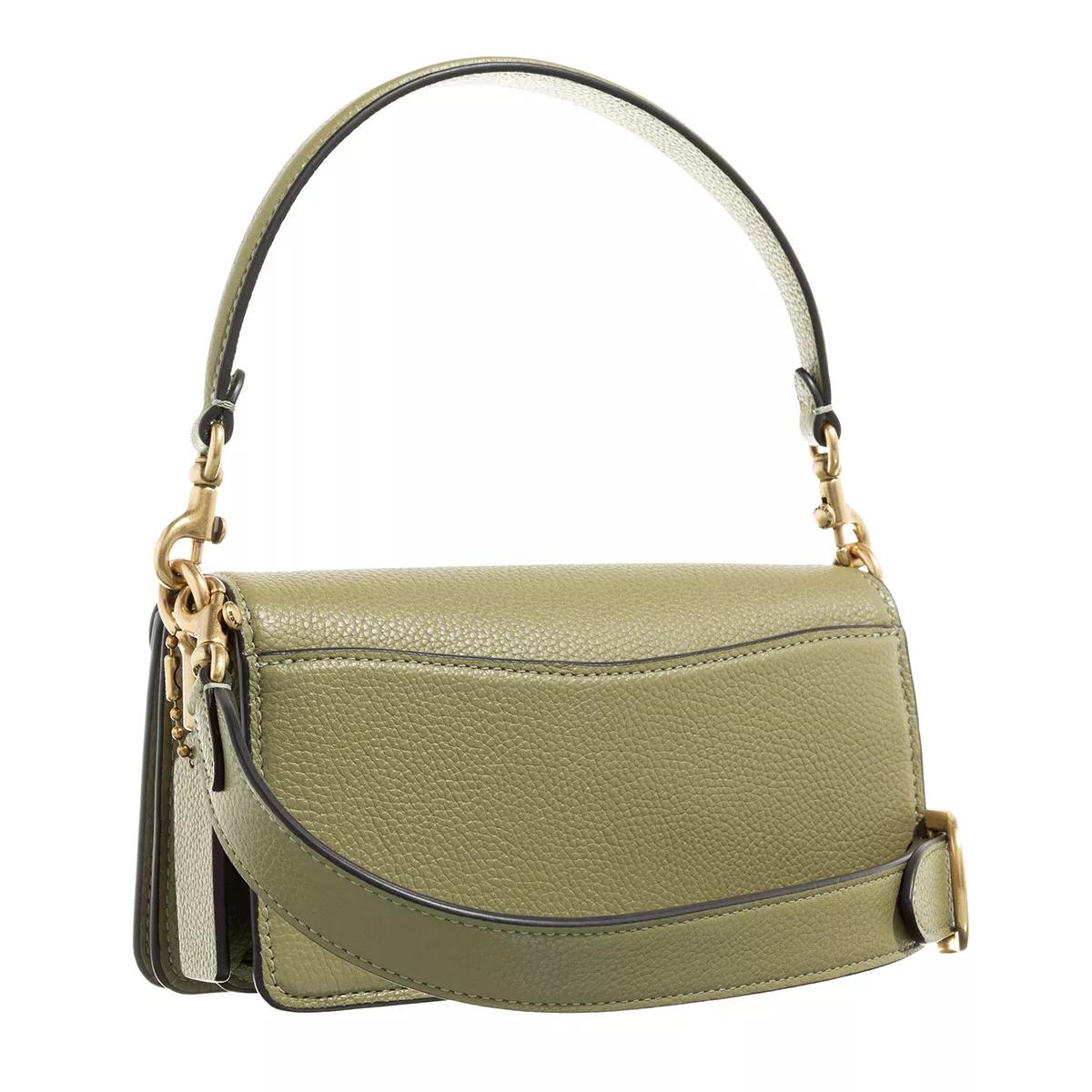 Coach Pochettes Polished Pebble Leather Tabby Shoulder Bag in groen