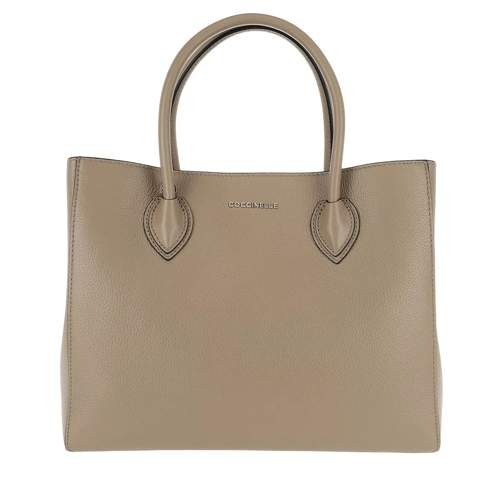 Coccinelle Farisa Satchel Bag Taupe Tote