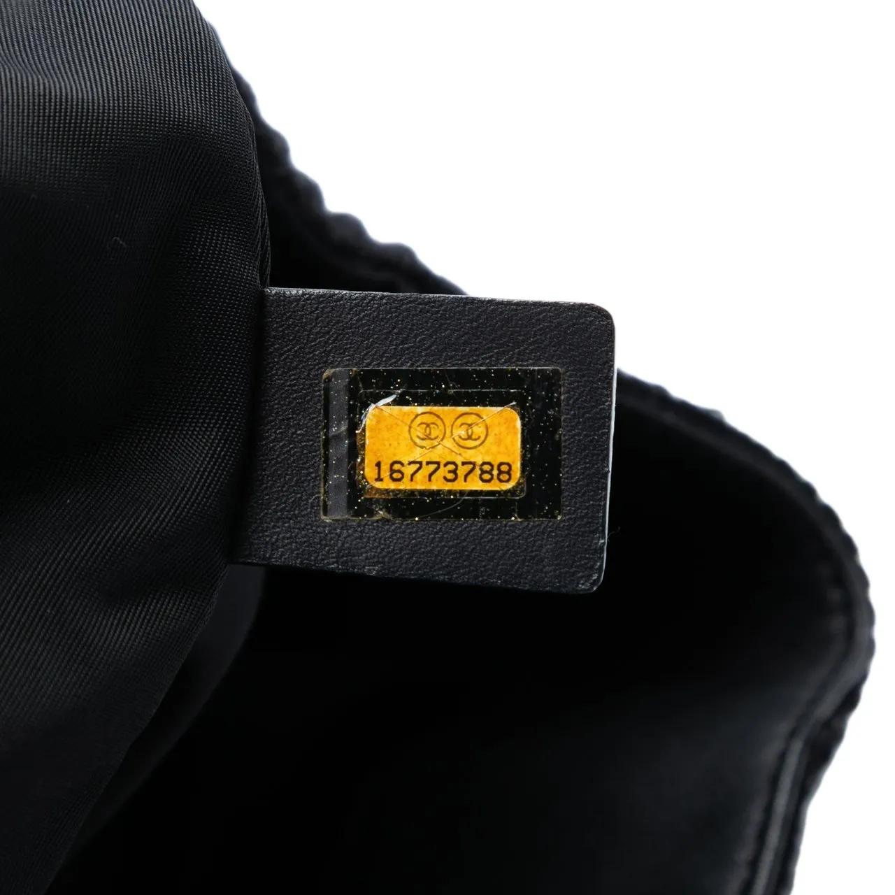 Thumbnail - Chanel Shopper - CC Wool and Leather Tote - Gr. unisize - in Schwarz - für Damen