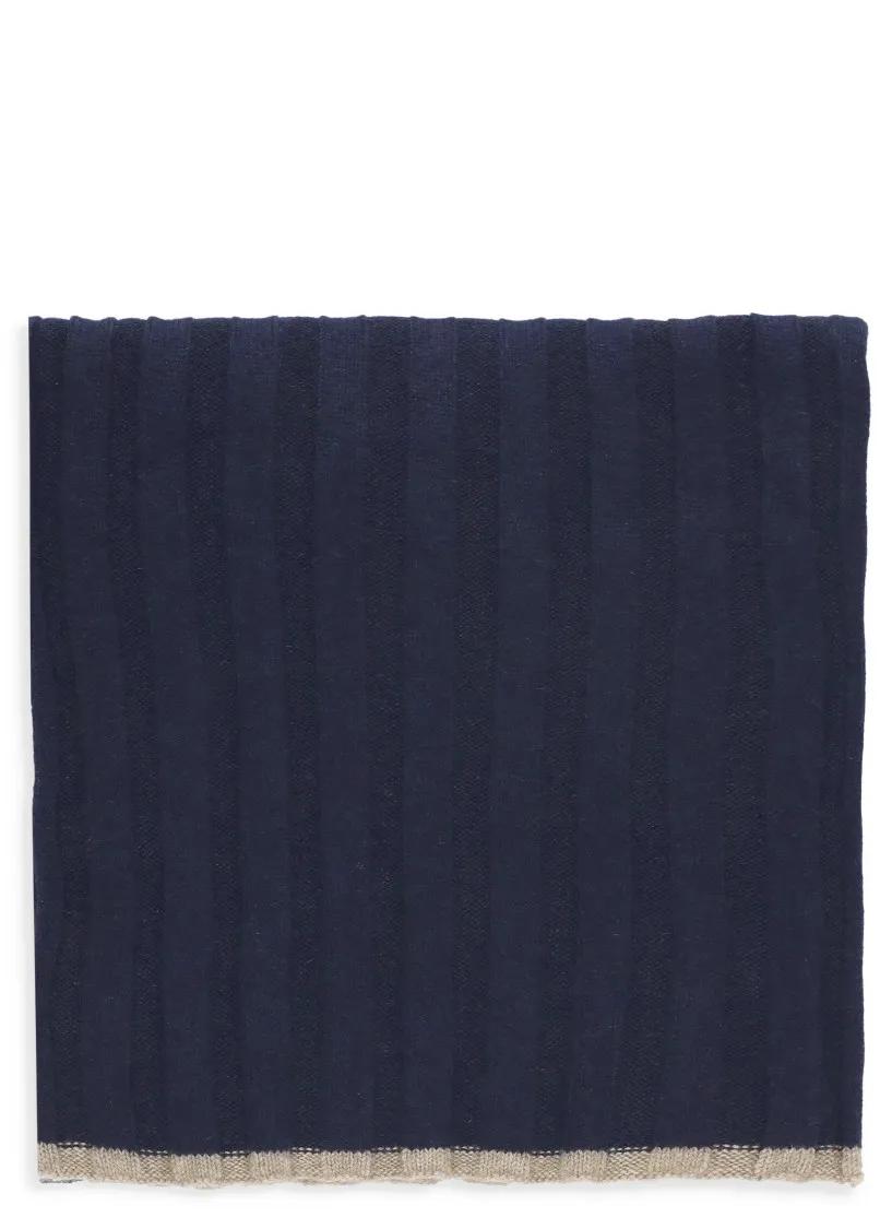 Brunello Cucinelli Tücher & Schals - Blue Cashmere Scarf - Gr. unisize - in Blau - für Damen