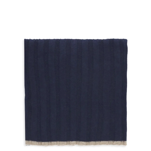 Brunello Cucinelli Blue Cashmere Scarf Blue Leichter Schal