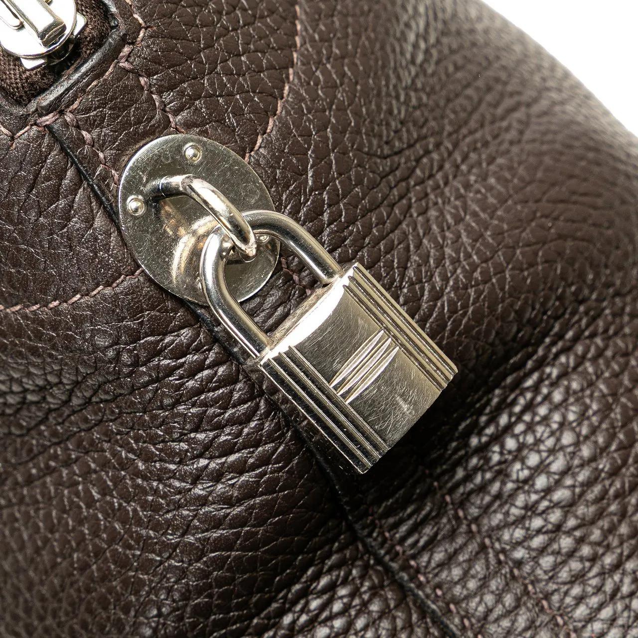 Thumbnail - Hermès Hobo Bags - 2004 Clemence Bolide 35 - Gr. unisize - in Braun - für Damen